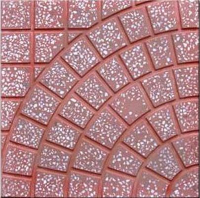 gạch terrazzo rẻ quạt đỏ